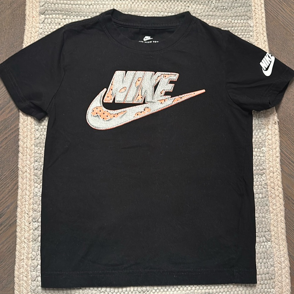 Nike black short sleeve T-shirt, boys size 7